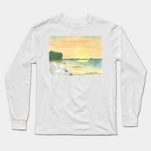 Holnis beach, Flensburg Fjord Long Sleeve T-Shirt